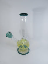 Load image into Gallery viewer, Green Fumed Ball Glass waterpipe