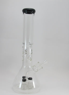 Beaker Water Pipe w/ Tri-Perc