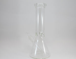 Heavy Glass Tall Beaker Water Pipe