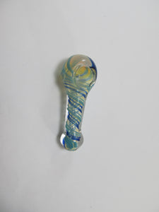 Blue Shades Spiral Hand Pipe