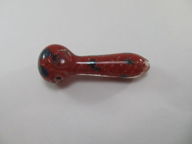 Soft Glass Red Hot Hand Pipe