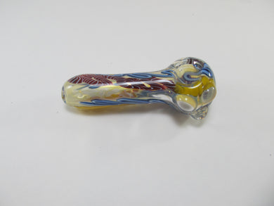 Rainbow Straight Tube Hand Pipe