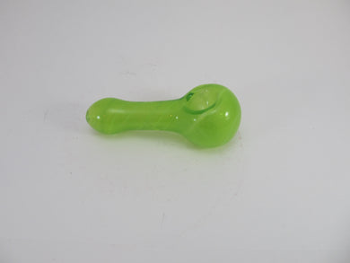 Green Swirl Hand Pipe