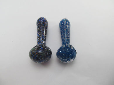 Blue or Black Speckled Hand Pipe