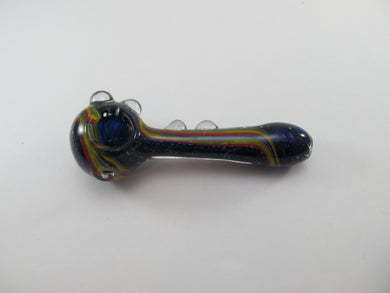 Rasta Glitter Hand Pipe