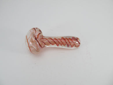 Trippy Red Spiral Hand Pipe